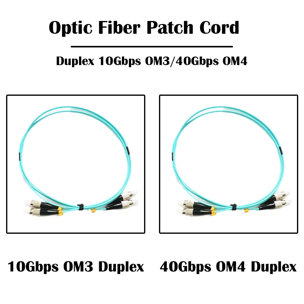 20 шт. 1 0 м FC UPC к 10 Гбит/с OM3 /40 OM4 мм 50/125 многорежимный волоконный патч-корд дуплекс 2 |