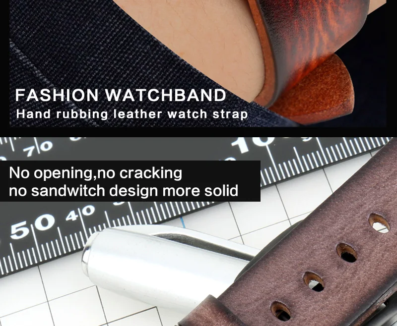Кожаный ремешок для часов ручной работы ремешок для Apple Watch ремешок 44 мм 40 мм 42 м 38 мм серия 5 4 3 2 iWatch ремешок для часов
