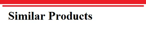 similiar product