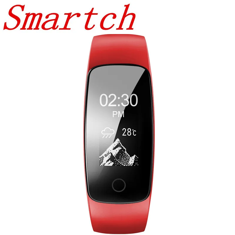 Smartch ID 107 ID107 Plus HR умный Браслет трекер активности часы с пульсометром частота