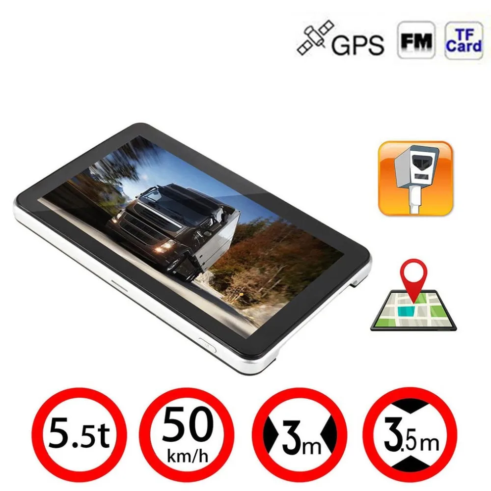 7-дюймовый DVD Gps навигация внешний Портативный навигация 8G Hd емкостный Экран Портативный Gps навигационная голосовая навигация