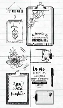 

french camera Clear Silicone Stamp / seal for DIY Scrapbooking / Album Decorative Clear Stamp Sheets A038