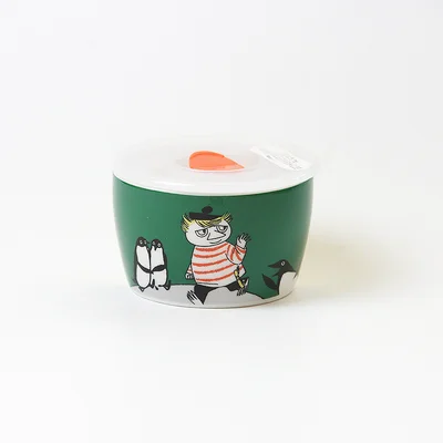 S 4INCH MOOMIN Little My Fresh миски для хранения банок мгновенные миски для лапши керамические Столовые приборы Ланч-боксы - Color: S 4INCH