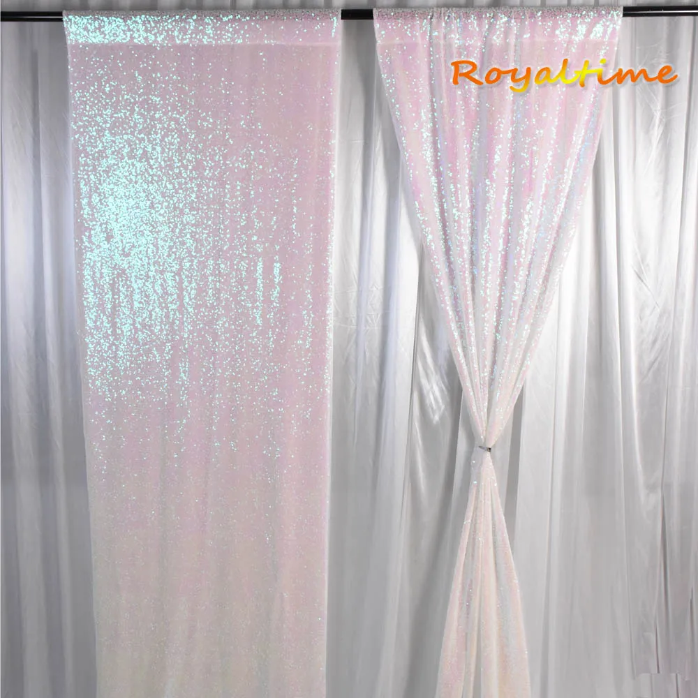 Royaltime фон с пайетками занавеска панель 2x8ft темно синий блесток фотография занавес