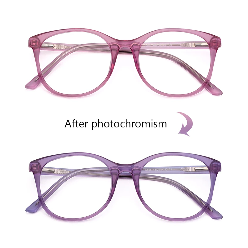 Круглые очки женские очки оправа прозрачный компьютер анти синий светильник оптические очки близорукость мода#5808 - Цвет оправы: C4