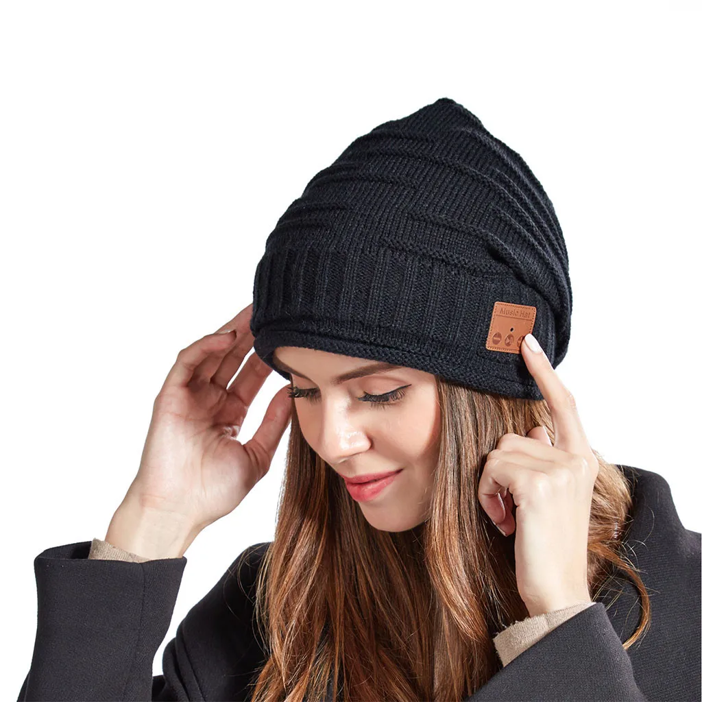 best selling products Bluetooth Beanie Hat Music Knit Hat Cap with Speakerphone Stereo Headphone support dropshipping