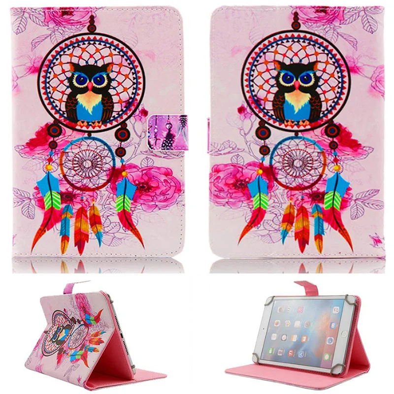 Universal Case For 9.7 10 10.1 inch Tablet PC Print Leather Wallet Flip Case Stand Cover for iPad Samsung HUAWEI Lenovo Case (17)