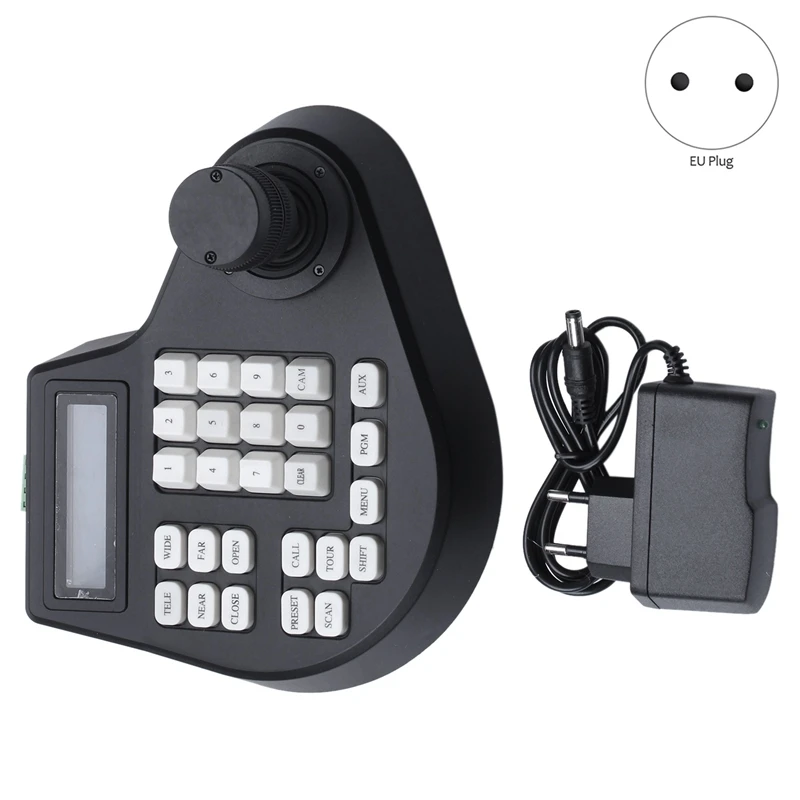Hot-2 Pcs Ű Ʈѷ LCD 1.5Km ̽ƽ RS485 PTZ ǵ  ī޶ 귡Ŷ EU ÷, 8003H & 8004P