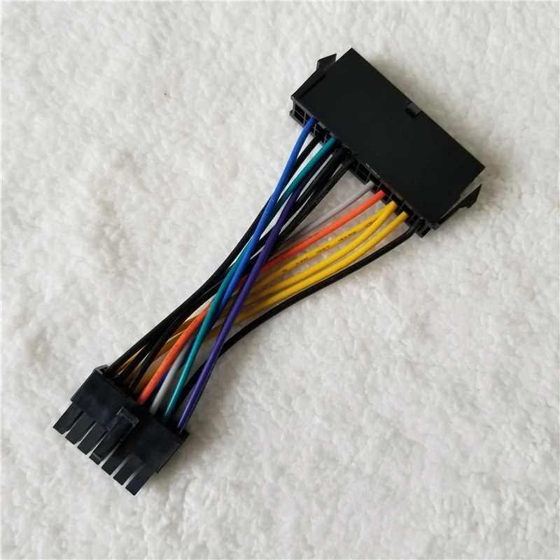 Адаптер питания ATX 24pin 14pin шнур для Lenovo IBM Q77 B75 A75 Q75 материнская плата 18AWG 10 см