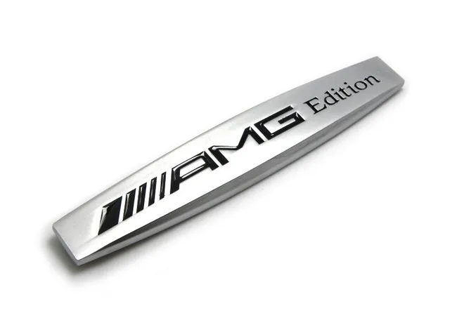 Модифицированный AMG крыло металлическая наклейка для автомобиля логотип ZZ Top Класс маркировки серии модели автомобилей Боковая этикетка хвост тег изменение 3D Стикеры s