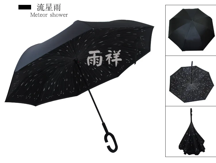 Двухслойный складной зонт Parapluie с защитой от ультрафиолета и защитой от солнца и дождя для мужчин и женщин