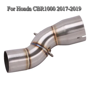 

Slip On CBR1000RR Motorcycle Exhaust Pipe 51mm Middle Connect Link Pipe Exhaust System Escape For Honda CBR1000 RR 2017-2019
