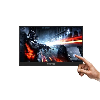 

4mm ultra thin 1080P FHD display USB type c capacitive touch LCD screen portable gaming monitor 15.6 inch