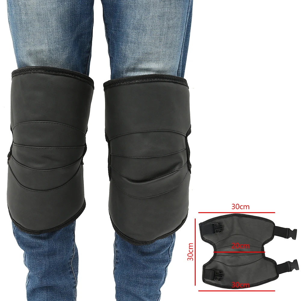 Motorcycle Protective KneePad Winter Scooter Moto Bike Warmer Windproof Warming Knee Pads Legs Protector Thickening Cold-Proof