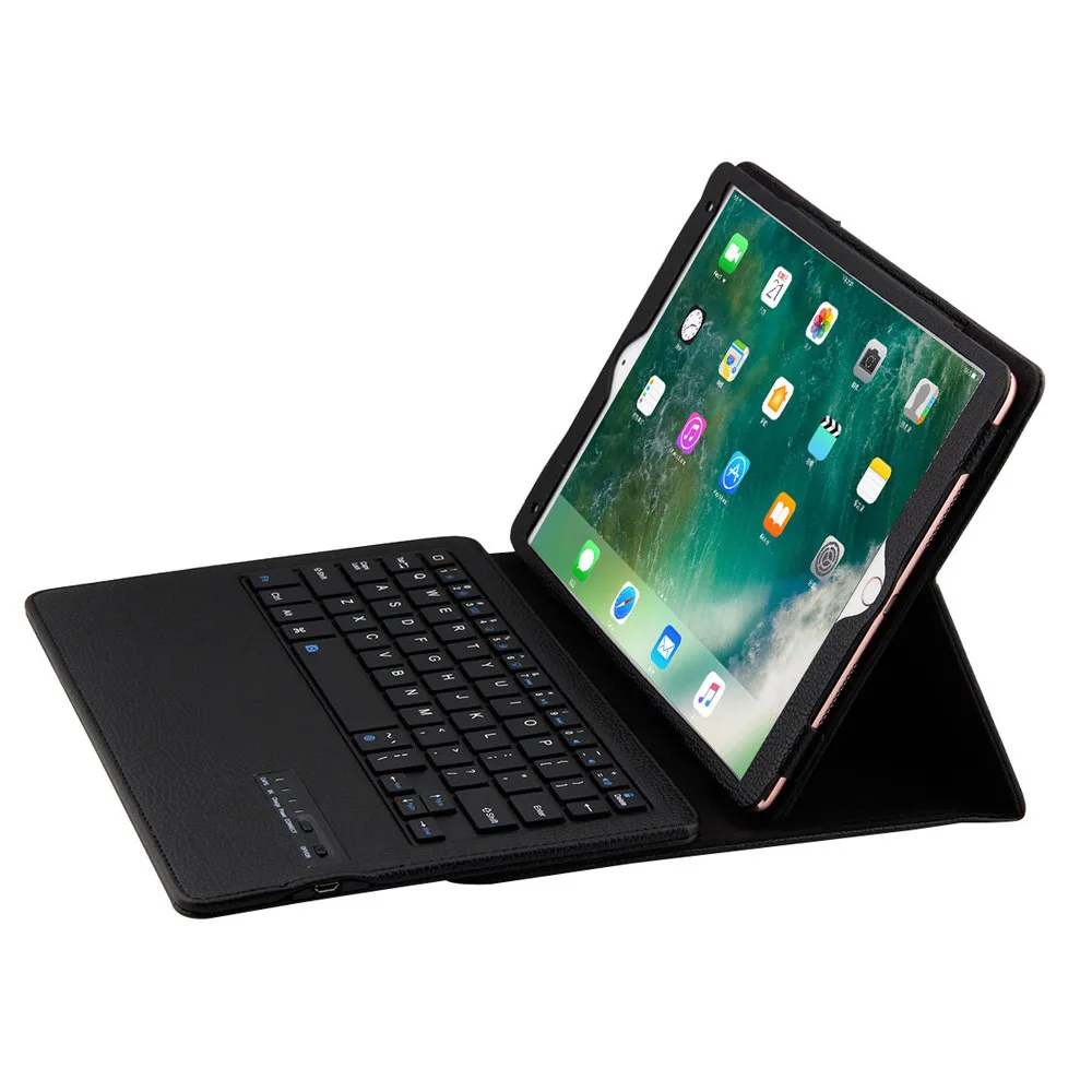 20% Тонкий флип беспроводной Bluetooth чехол-клавиатура для iPad Pro 10,5 дюймов Съемный Bluetooth чехол-клавиатура кожаный флип-чехол
