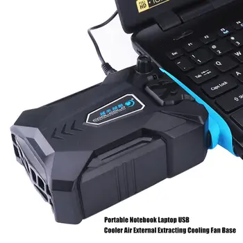 

Portable Notebook Laptop USB Cooler Air External Extracting Cooling Fan Base usb air cooler