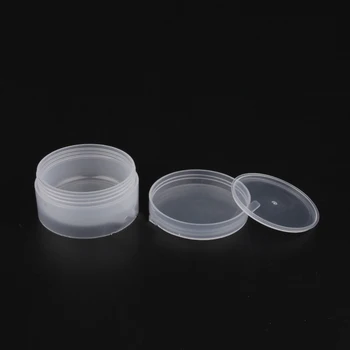 

Free shipping-Excellent Makeup Tools 50g/50cc Clear Plastic Jar Cosmetic Packaging Containers For Facial Mask/Hand Cream