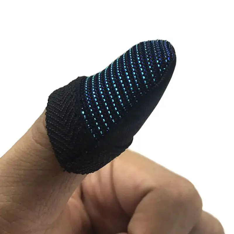 

1Pair Sweatproof Breathable Mobile Finger Stall Sensitive Game Controller Finger Sleeves Cots for Gaming Touch Trigger Accessori