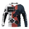 Édition limitée Sony Dualshock 4 3D imprimé sweat à capuche zippé hommes femmes mode sweat à capuche décontracté automne hiver sweat-shirt ► Photo 3/3