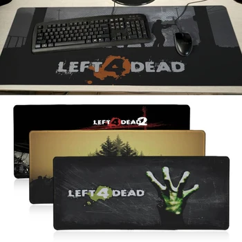 

Vintage Cool left 4 dead Natural Rubber Gaming mousepad Desk Mat Large Lockedge Mouse pad Laptop PC Computer mat