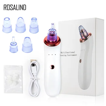 

ROSALIND Blackhead Remover Facial Deep Cleaner Skin Care Pore Vacuum Acne Pimple Black Dot Remover Machine Skin Care Tools Set
