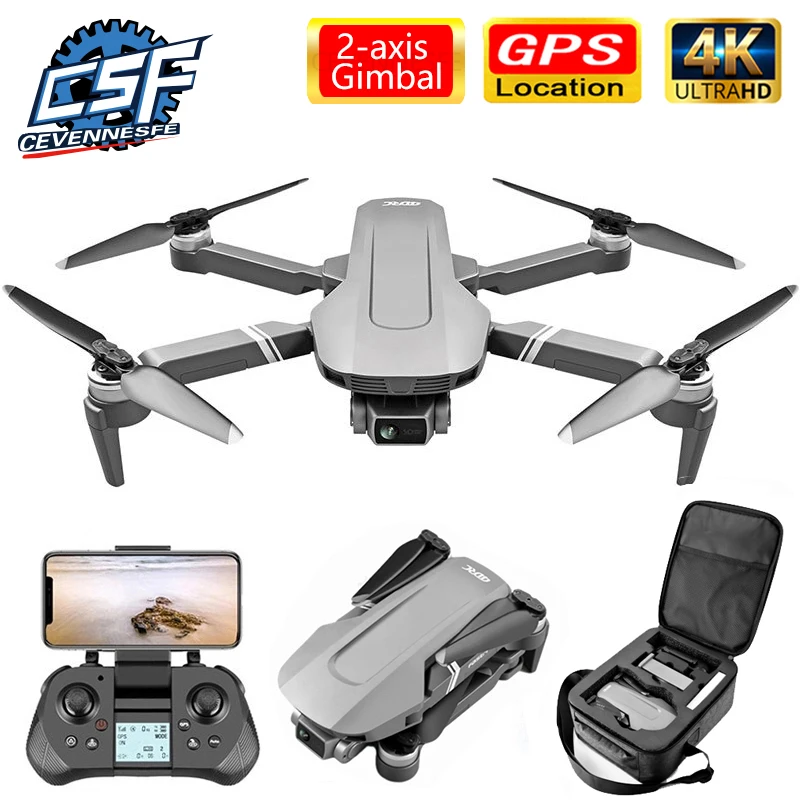 F4 drone 4k 5G HD Механическая Карданная камера gps система поддерживает TF-карту дроны