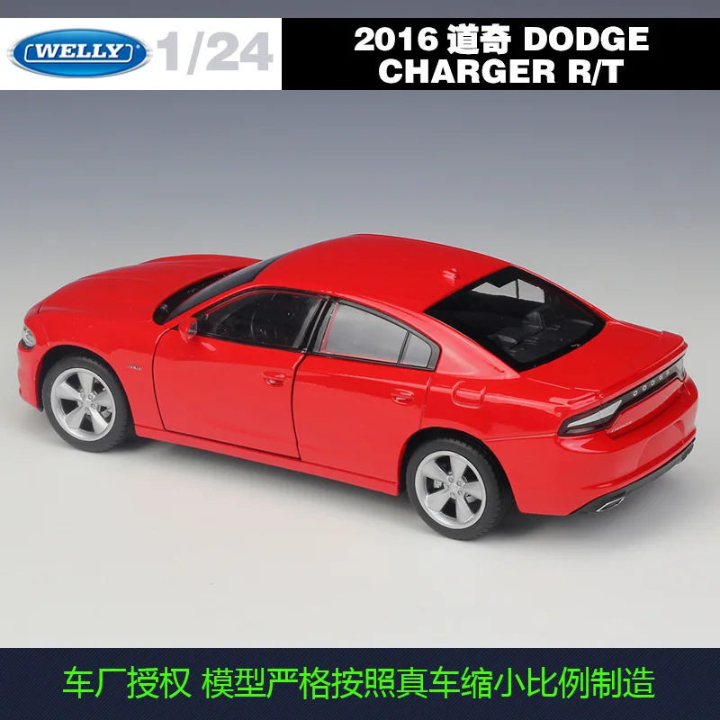 

Welly 1: 24 Dodge War Horses 2016 Dodge charger r/T Model Alloy Car Model