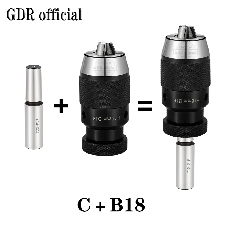 MT MT2 MT3 MT4 MT5 R8 C10 C12 C16 C20 B10 B12 B16 B18 B22 Morse Drill Chuck self-tightening drill chuck tool holder bracket tool
