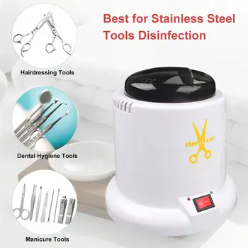 

Nail Manicure Machine Disinfection For Nail Art Manicure Tool High Temperature Dry Heat Steel Metal Tools Disinfection Box