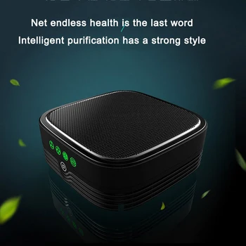 

Negative Ion Car Air Purifier 4-layer Composite Filter Intelligent UV Antibacterial OEM Negative Ion Air Freshener Aromatherapy
