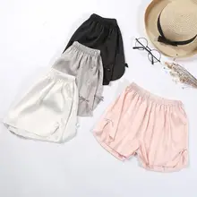 Летние Новые Стильные шорты для девочек, шорты с бантиком по бокам, шорты с защитой от воздействия, леггинсы для маленьких девочек ku bao