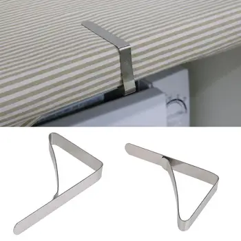 

10g Tablecloth Clips Desk Cover Clip Table Cover Clips Deskcloth Holder Strong Stainless Steel Secure Cloth 7.5*4.5*1.2cm
