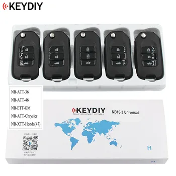 

5PCS,Multi-functional Universal Remote Key for KD900 KD900+ URG200 KD-X2 NB-Series ,KEYDIY NB10-3