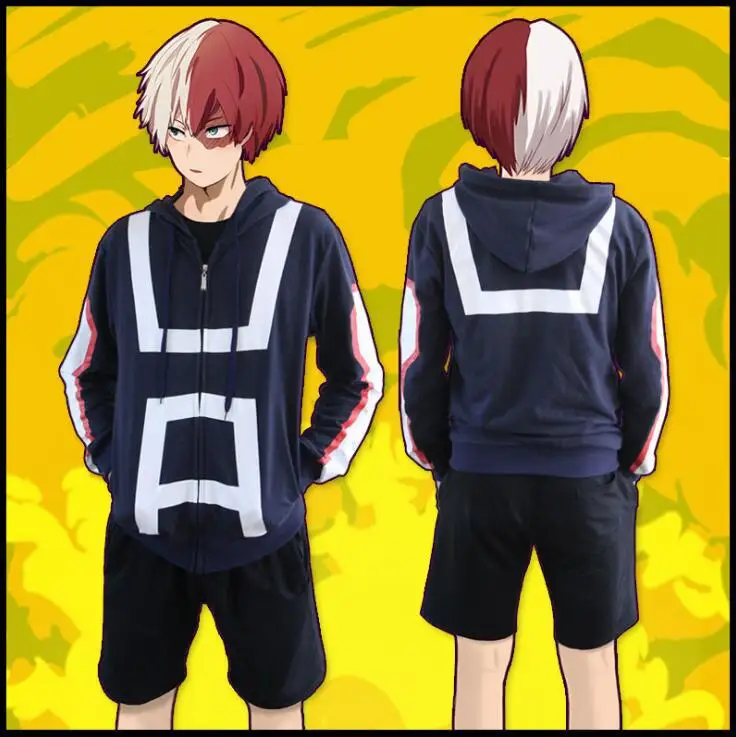 

3D Printed My hero academia Zipper Hoodie Men Women no hero academia All Might Cosplay Costume Sweatshirt School Uniform Jackets