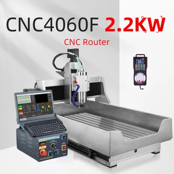 

High accuracy 4060F linear rail industry cnc woodworking router engraving machine