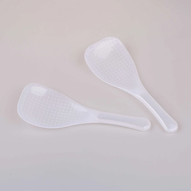 2pcs Special Kitchen Tool Non Stick ABS Rice Spoon Kitchen Spoons Soup Ladle Tableware Dinnerware Rice Cooker