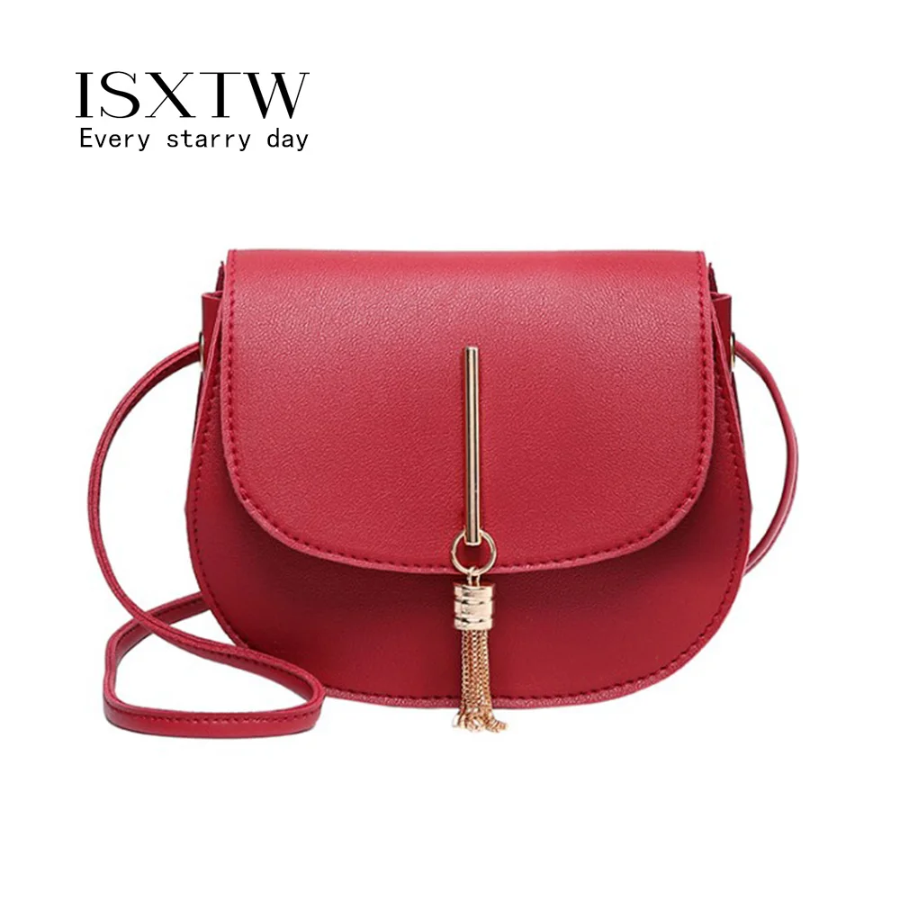 

ISXTW 2019 Lady Mini Bag Fashion Women Handbag Messenger Bags PU Leather Shoulder Bag With Small Fresh Cute Diagonal Bag / A37