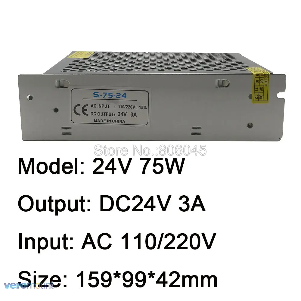 24V освещение Трансформатор AC110V 220V постоянного тока до DC24V 1A 2A 3A 5A 6.5A 8.5A 10A 15A 16.5A 21A 30A переключение Питание Мощность конвертер