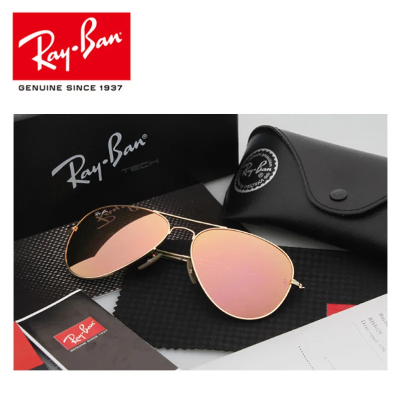 Классические мужские солнцезащитные очки-авиаторы RayBan RB3025, Классические поляризованные солнцезащитные очки для мужчин и женщин, солнцезащитные очки-авиаторы для вождения RB3025