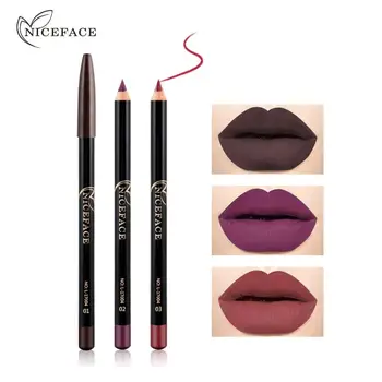 

12 Colors Lip liner Pen Lip Makeup Pencils Long Lasting Pigments Waterproof Matte Lip Liner Lipstick Pen Makeup Tool TSLM2
