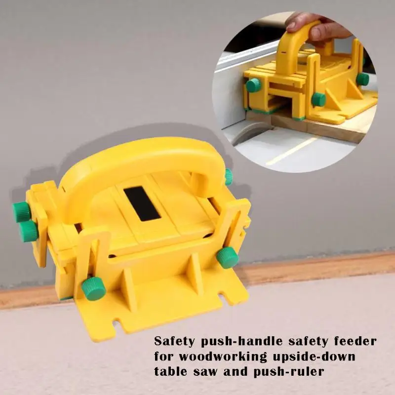 

Safety Pusher Woodworking Flip Table Saw Mill Planer Pusher Safety Feeder Turning Engraving Machine