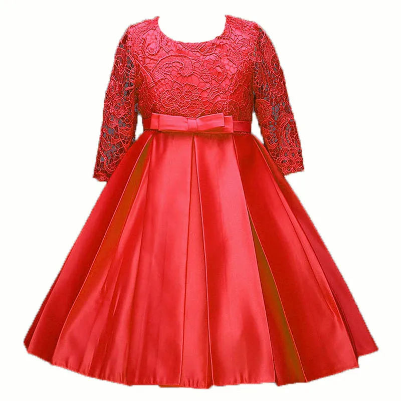 Fashion Christmas Dress Princess Flower Girl Birthday Party Baby Dance Design Clothes Child | Детская одежда и обувь