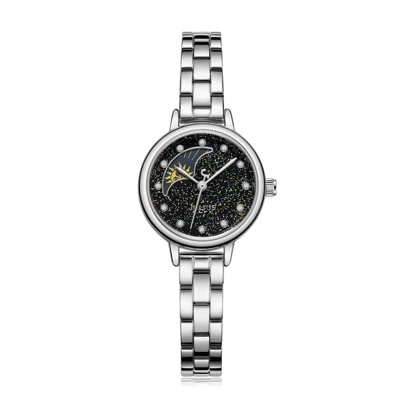 JA-1157A Julius часы JA-1157 женские часы Moonphase miltifuctional из нержавеющей стали - Цвет: JA-1157A