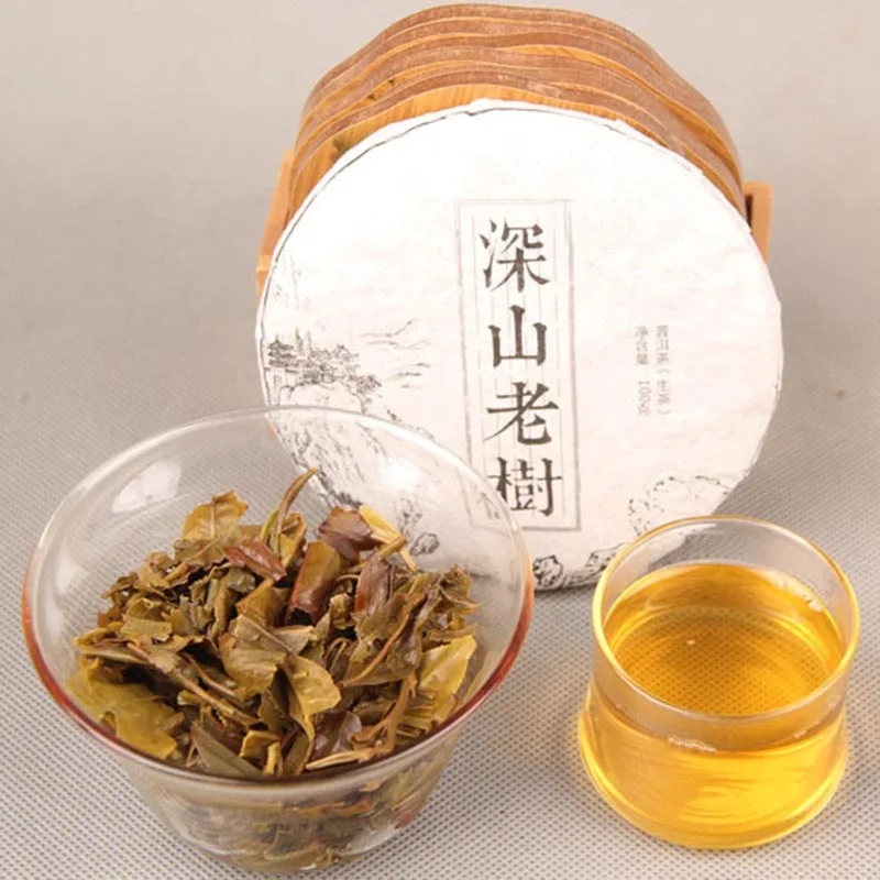 5 шт./лот 2013 Yea Yunnan Raw Pu'er Tea глубокий горный старый дерево Pu erh|Катание на