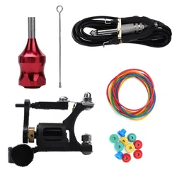 Alloy Wrap Coils Tattoo Machine Lining Shading Tattoo Guns Grips Needles Handle Hook Line Tools Sets Tattoo Supplies Accessories