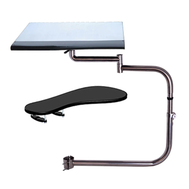 Cadeira de Movimento Suporte de Mesa Almofada de Aço D-montagem Multifuncional Completo Aperto Teclado Portátil Mouse Inoxidável 20kg Ok010 - Image 3