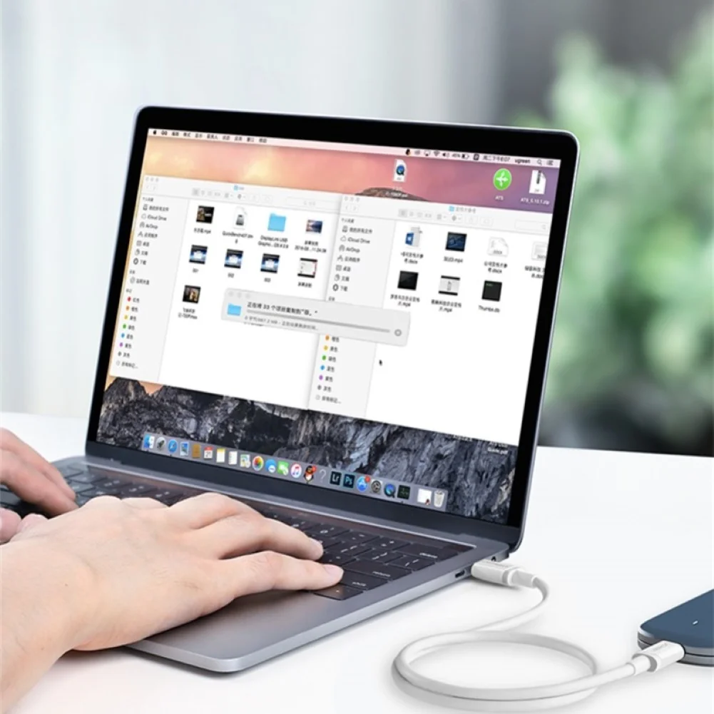 1m 3A ABS type-C папа-папа PD кабель для быстрой зарядки зарядный шнур cabos usb для мобильного телефона