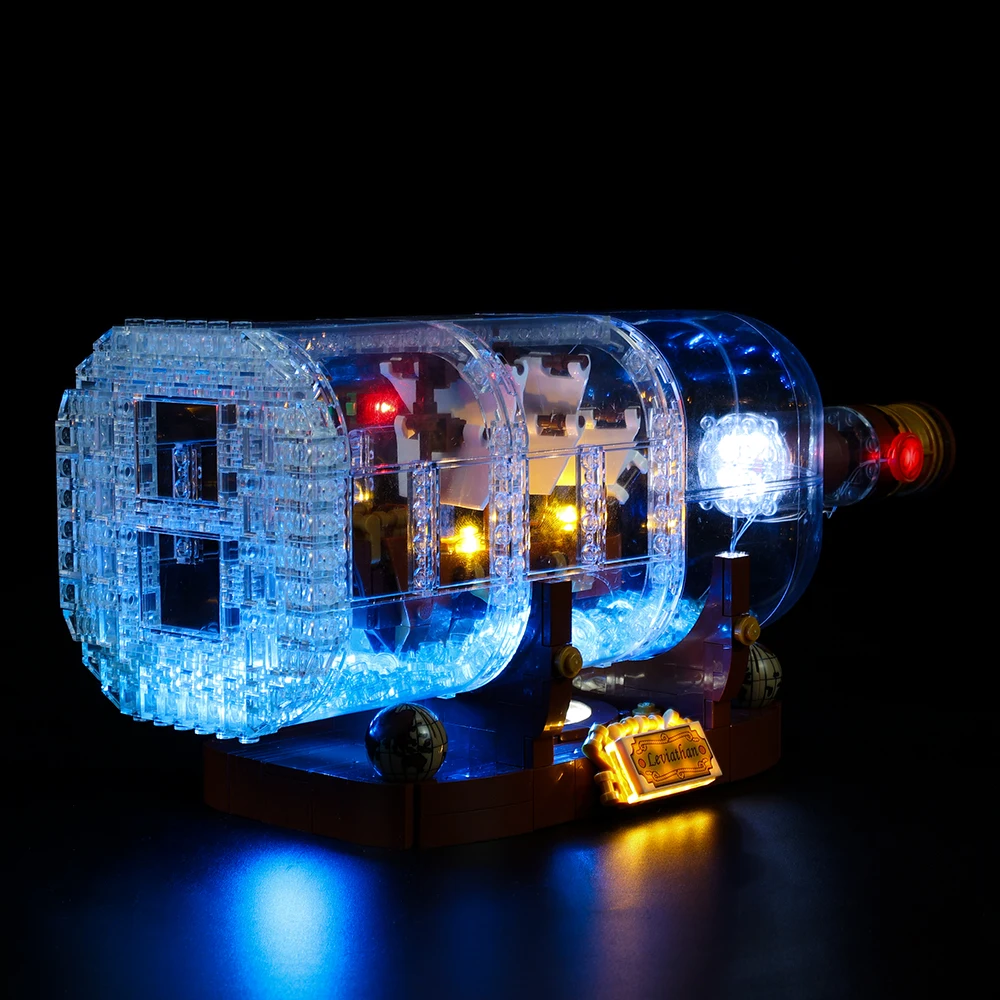 LED Light Kit For 21313 And Compatible With 92177 Ship In A Bottle Set DIY  Building Toys Set (Not Included Building Blocks)