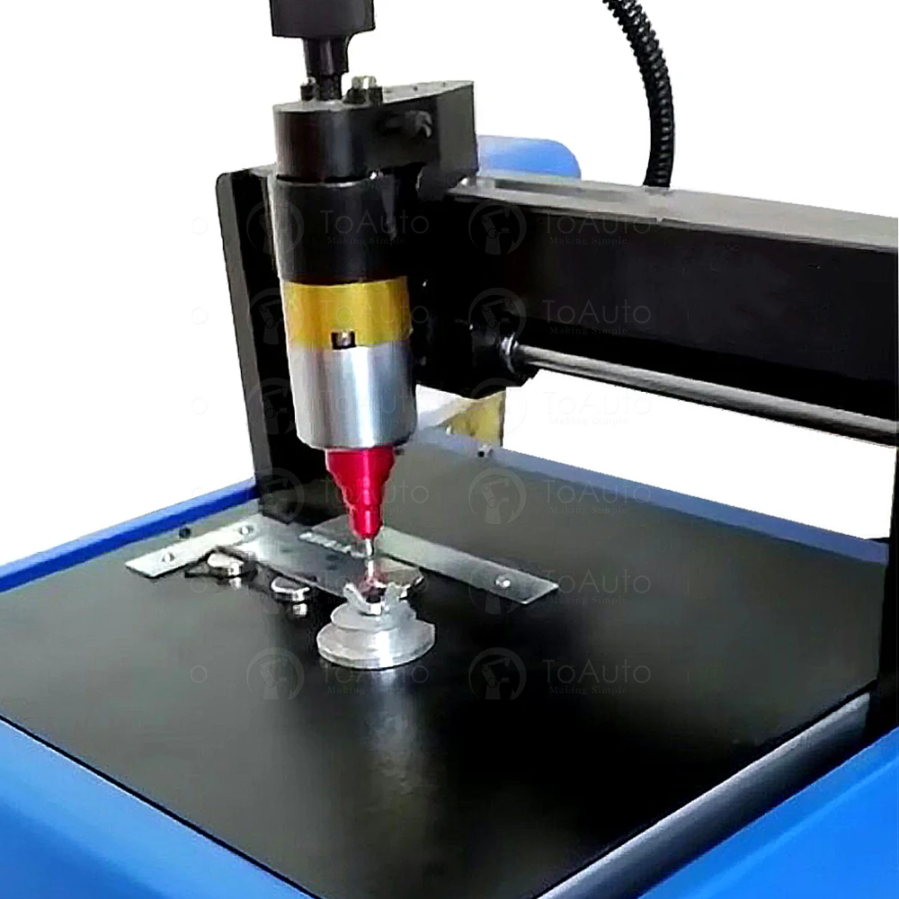 400W Electric Metal Marking Machine Steel Plate Engraving Machine for Metal  Nameplate Tag Marking 110V