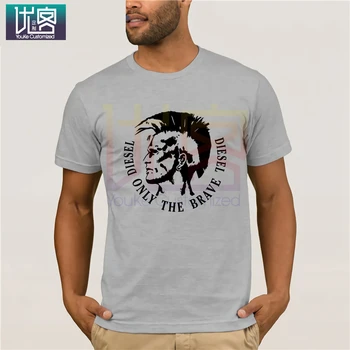 

Diesel Only The Brave Logo T-shirt print men t-shirt funny fashion T shirts cool shirt for men men casual top T-shirt